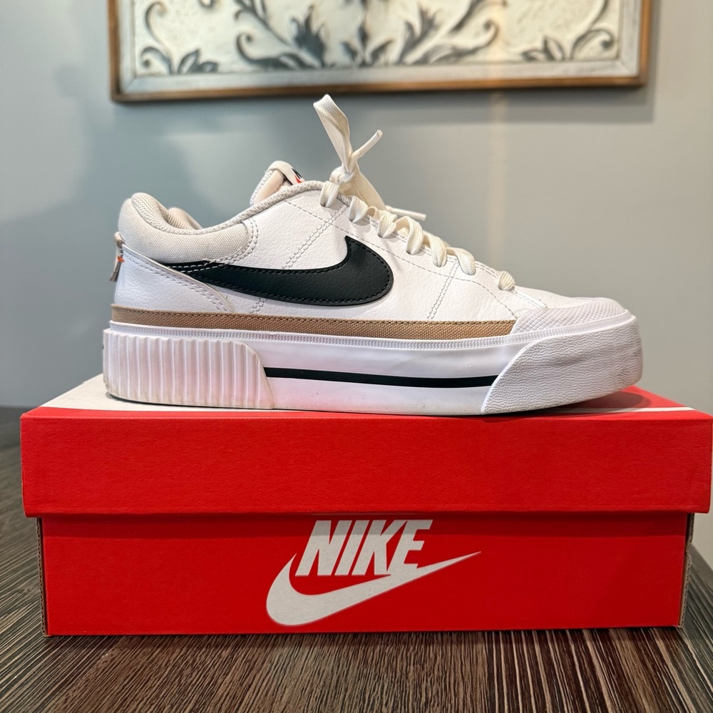 Nike Women's Court Legacy Lift Platform Shoes